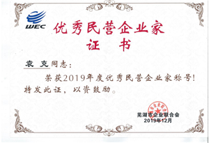 優(yōu)秀民營企業(yè)家